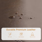 50.3 x 17.50 x 18 Upholstered Rectangular Storage Ottoman-Faux Leather