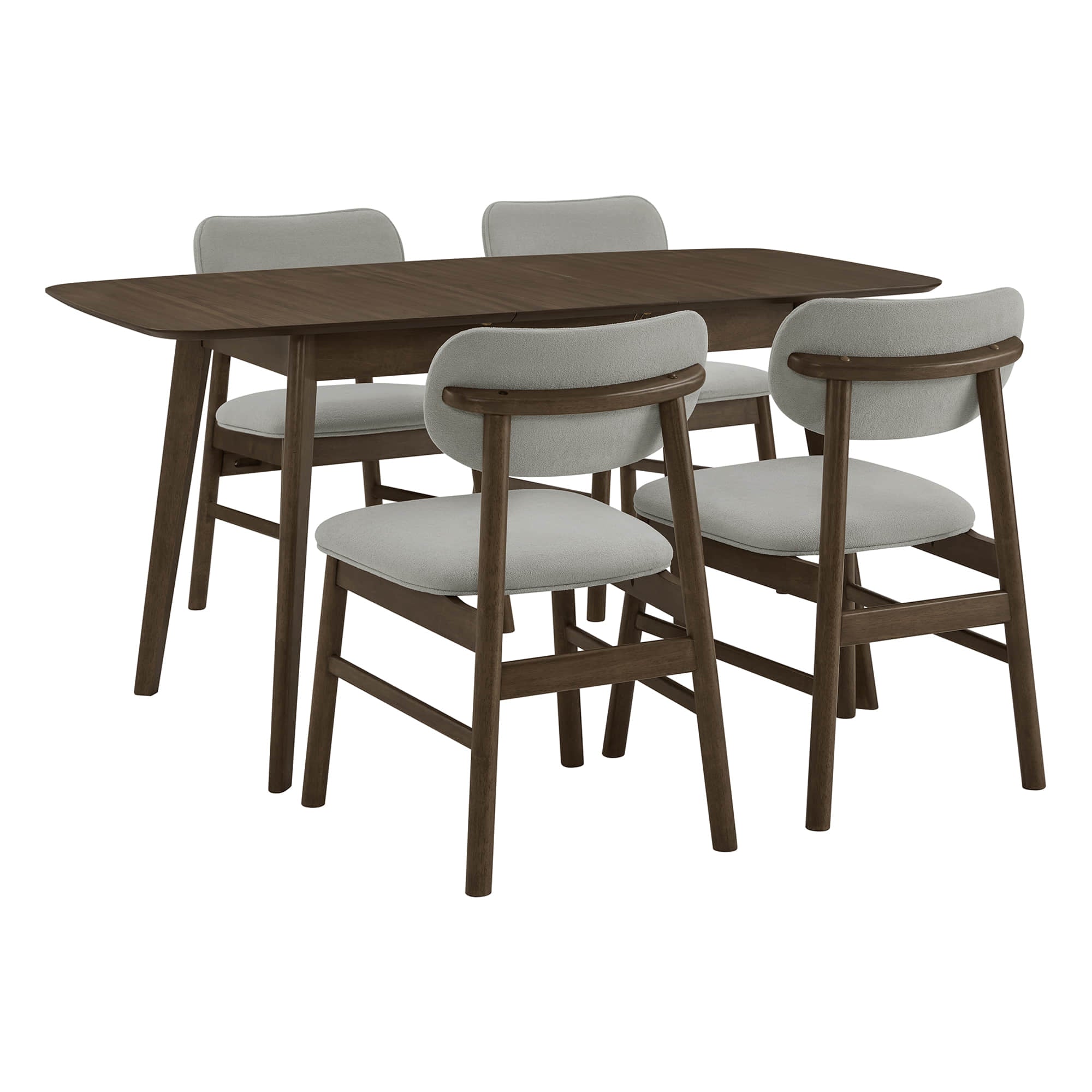 Hilda Extendable Wood Dining Table Set