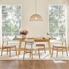 Hilda Extendable Wood Dining Table Set