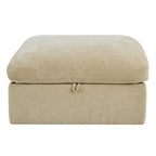 Ivy Modular Performance Fabric Ottoman with Storage