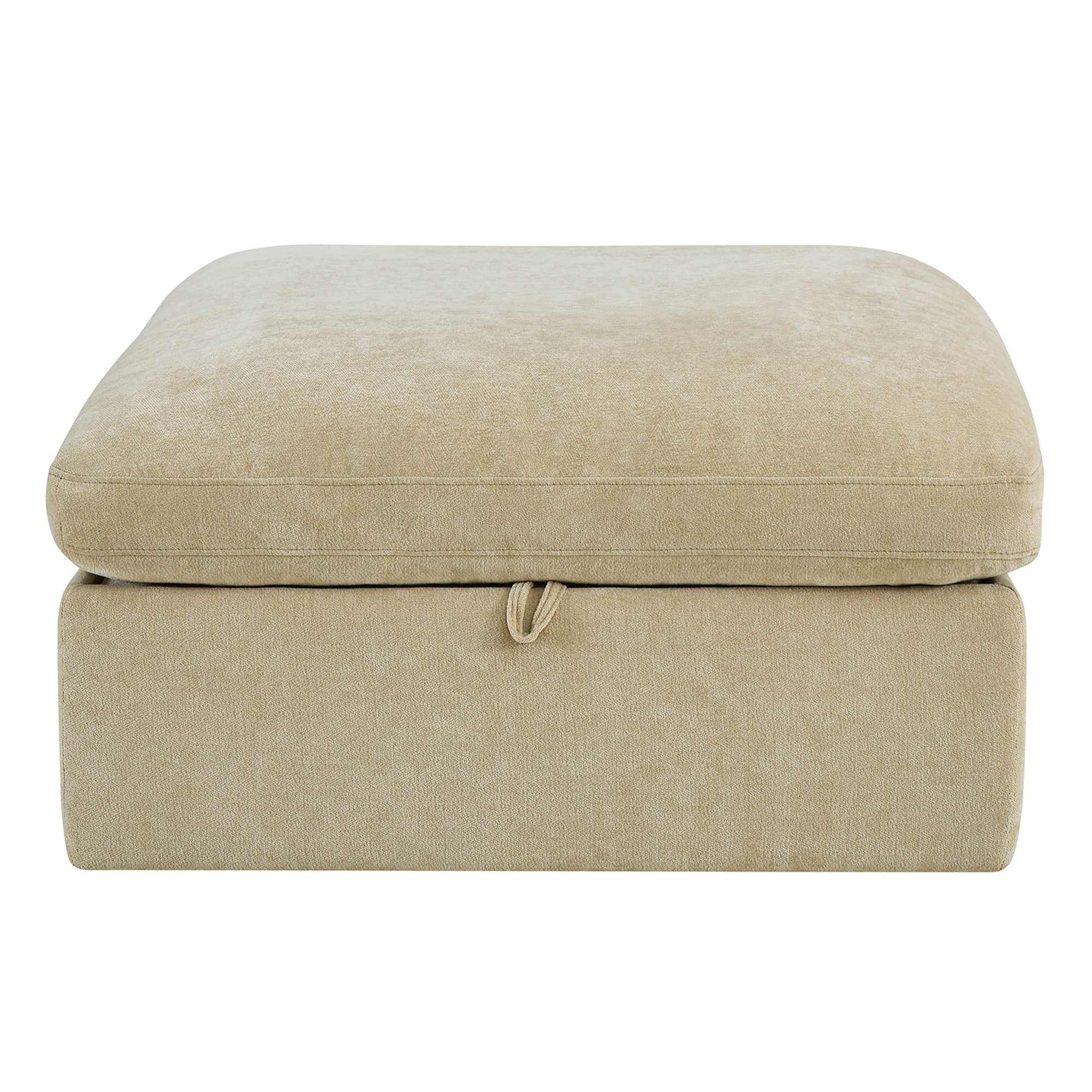 Ivy Modular Performance Fabric Ottoman with Storage
