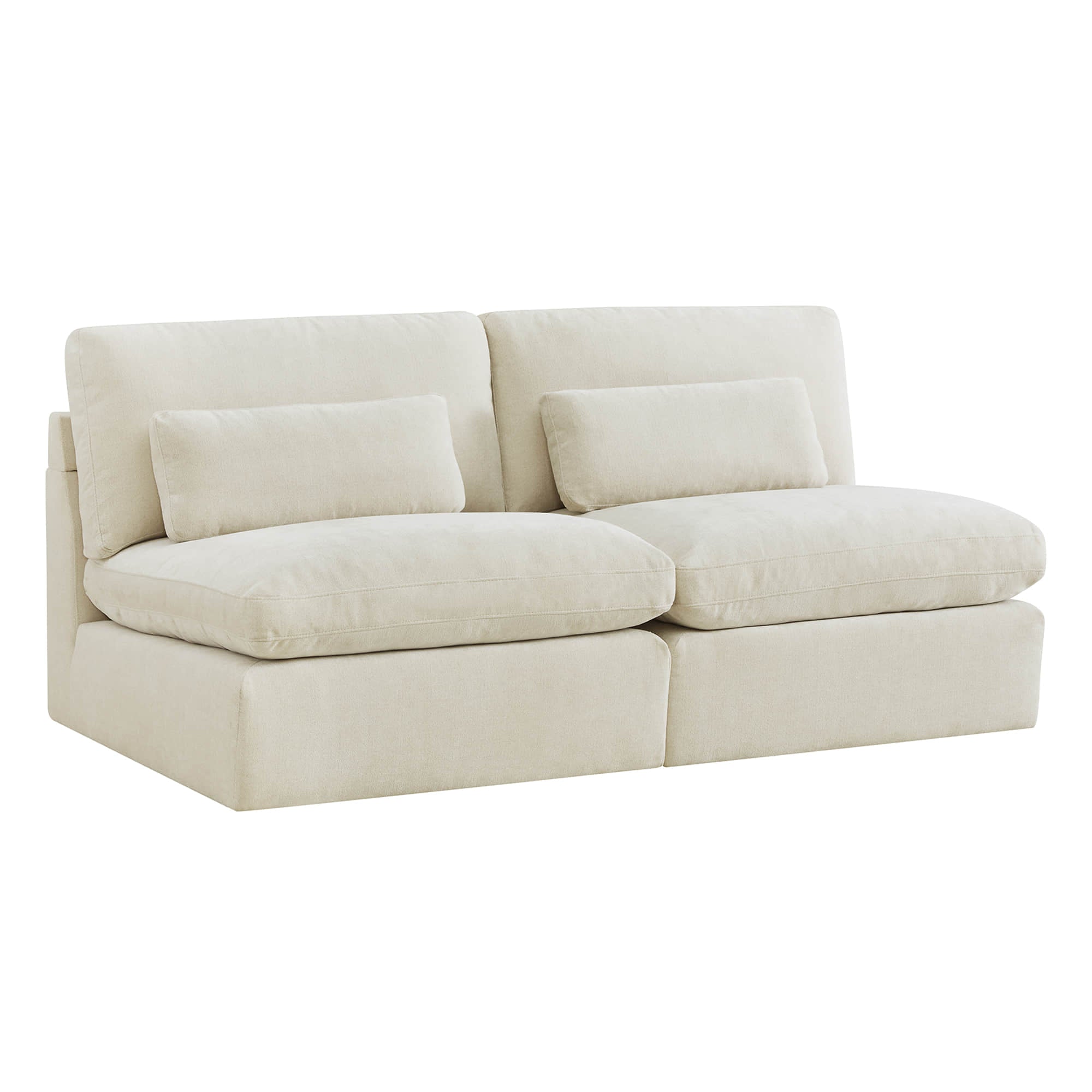 Ivy Modular Armless Chair/2-Seat Armless Sofa