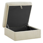 Ivy Modular Performance Fabric Ottoman with Storage