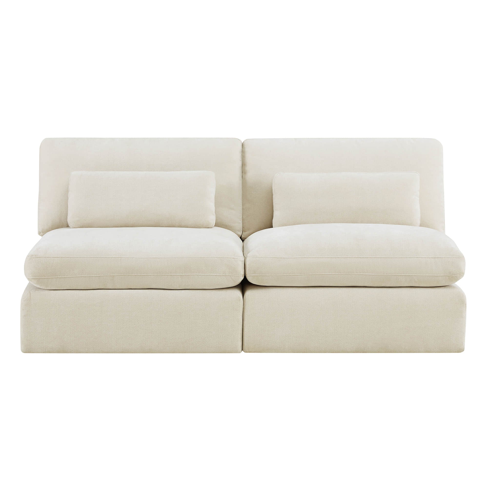 Ivy Modular Armless Chair/2-Seat Armless Sofa