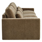 Ivy 3-Seat Performance Fabric Modular Sofa with Storage Ottoman