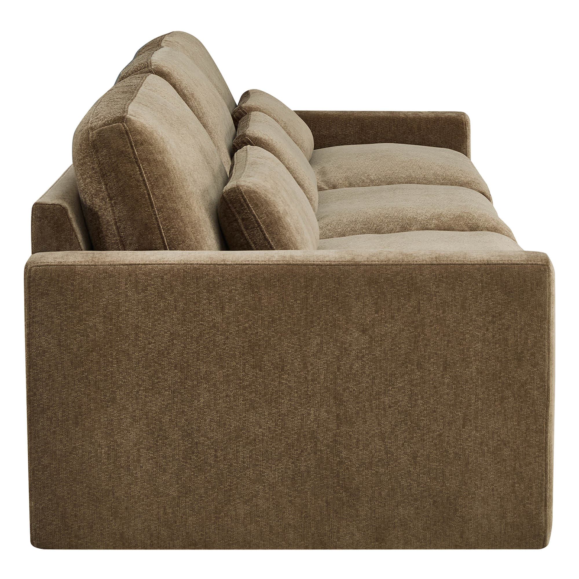 Ivy 3-Seat Performance Fabric Modular Sofa with Storage Ottoman