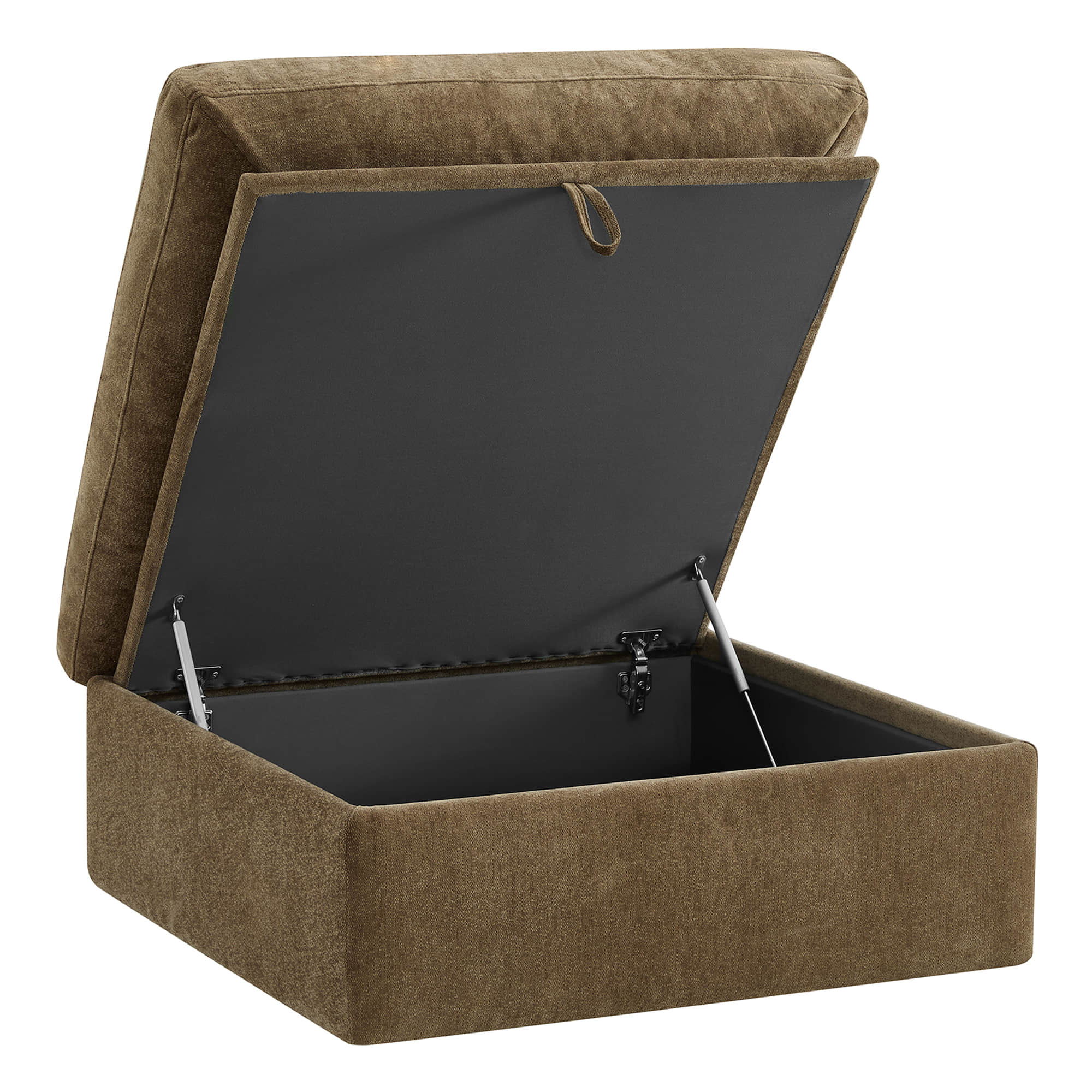 Ivy Modular Performance Fabric Ottoman with Storage