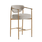 Jade Faux Leather Rope Counter Stool