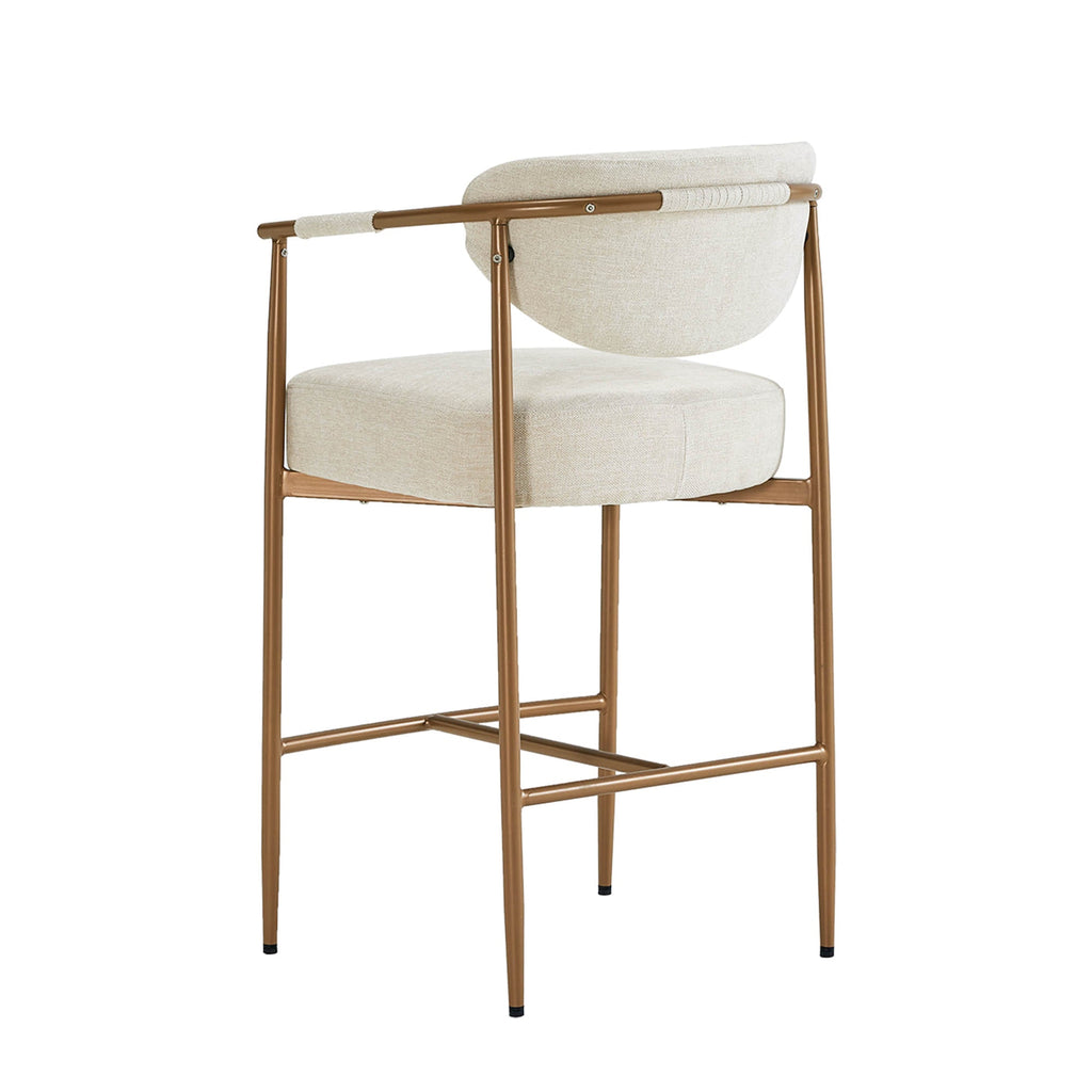 Jade Faux Leather Rope Counter Stool