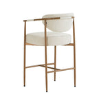 Jade Faux Leather Rope Counter Stool