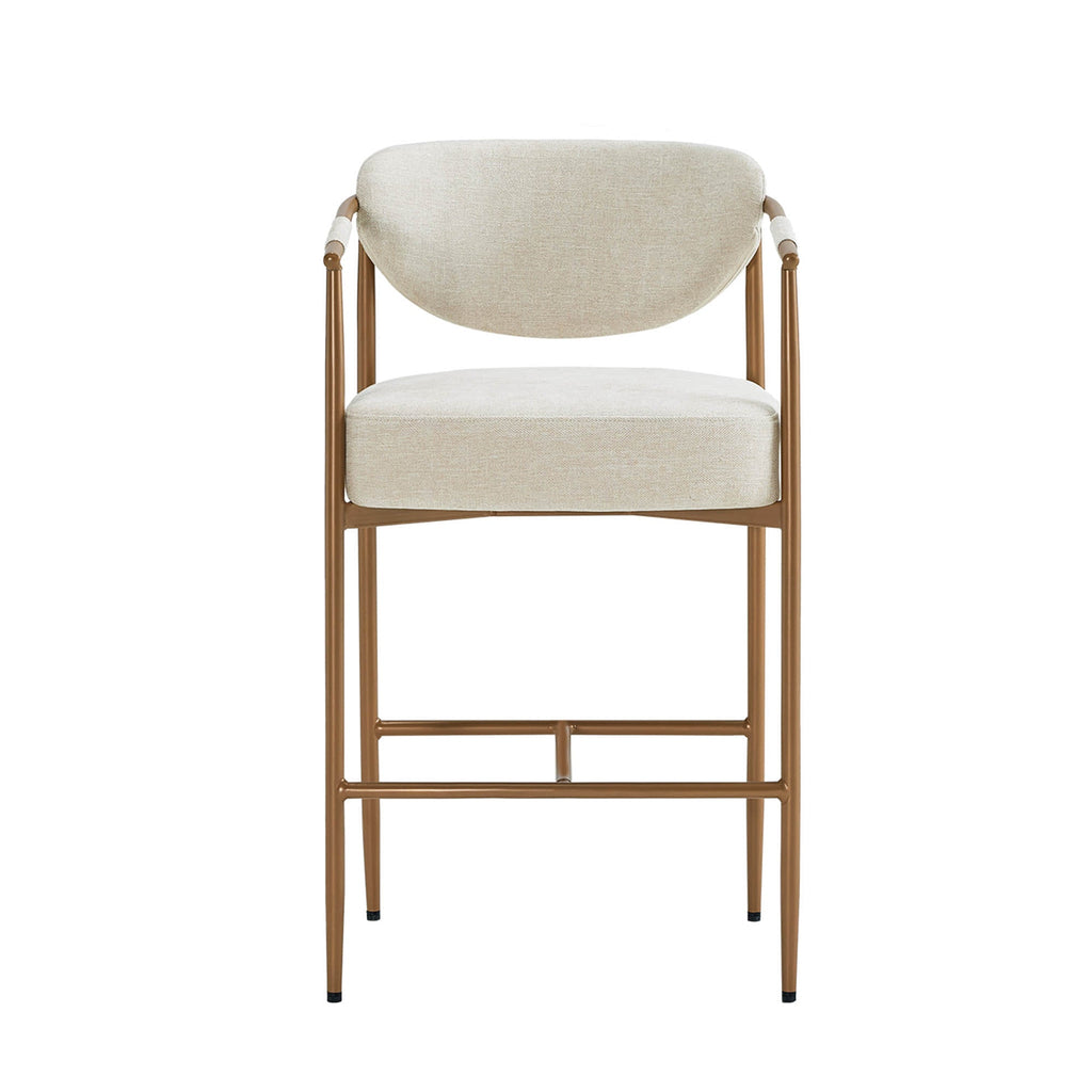 Jade Faux Leather Rope Counter Stool