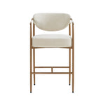 Jade Faux Leather Rope Counter Stool