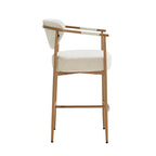 Jade Faux Leather Rope Counter Stool