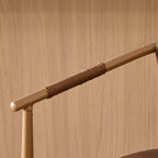 Jade Faux Leather Rope Counter Stool