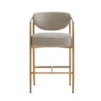 Jade Faux Leather Rope Counter Stool