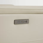 Jaxon Genuine Leather Swivel Glider Power Recliner with Power Headrest