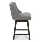 Asher Swivel Nailhead Trim Bar & Counter Stools