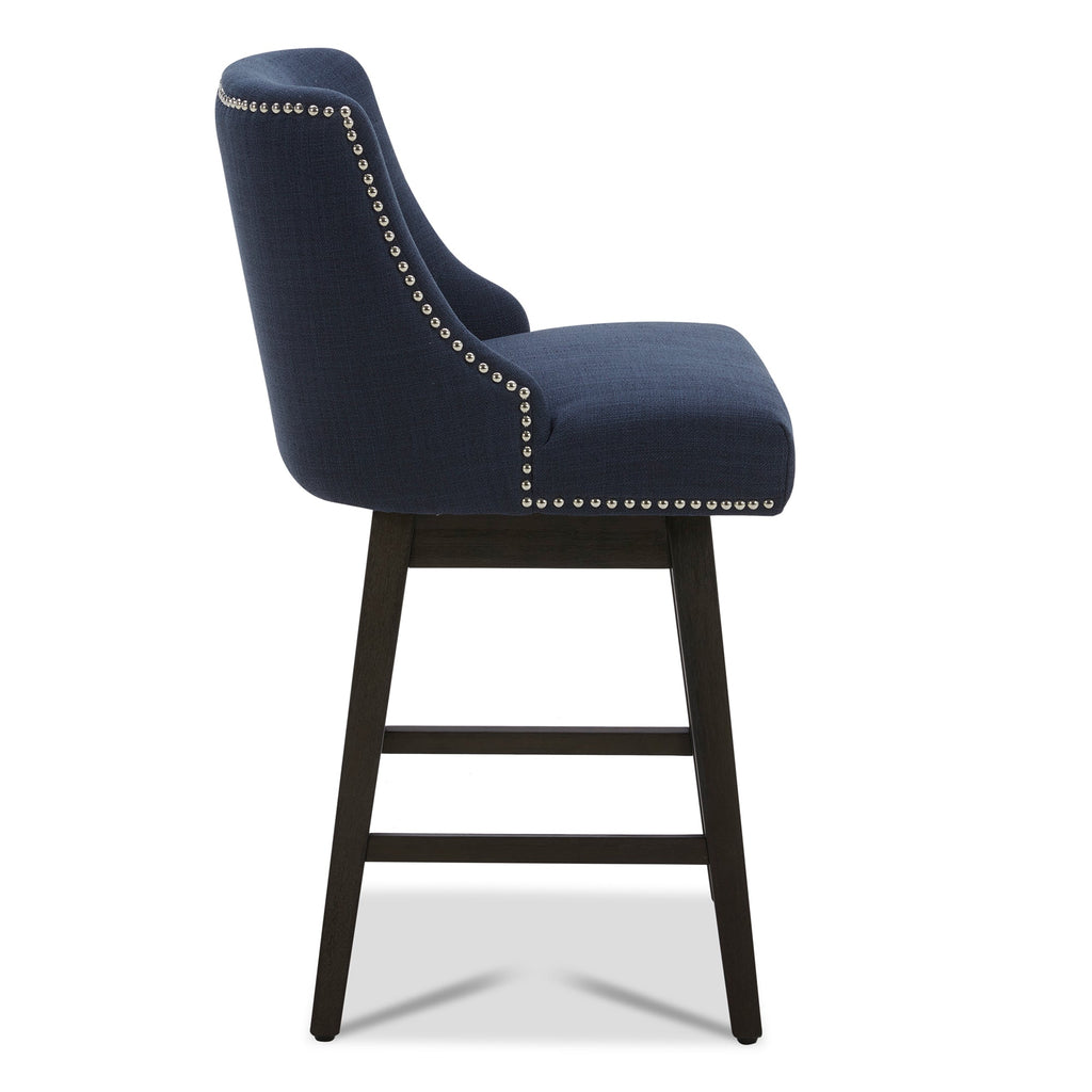Asher Swivel Nailhead Trim Bar & Counter Stools