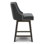 Asher Swivel Nailhead Trim Bar & Counter Stools