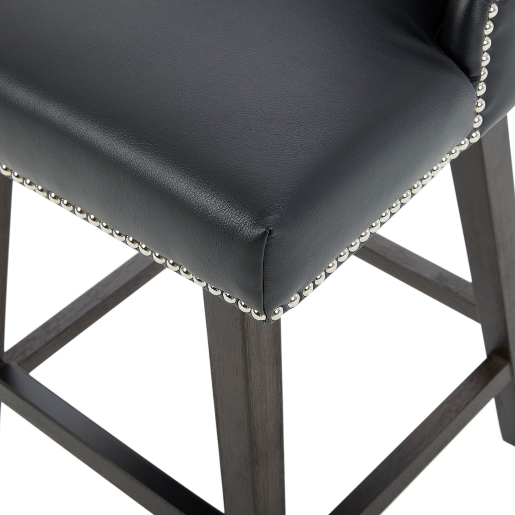 Asher Swivel Nailhead Trim Bar & Counter Stools