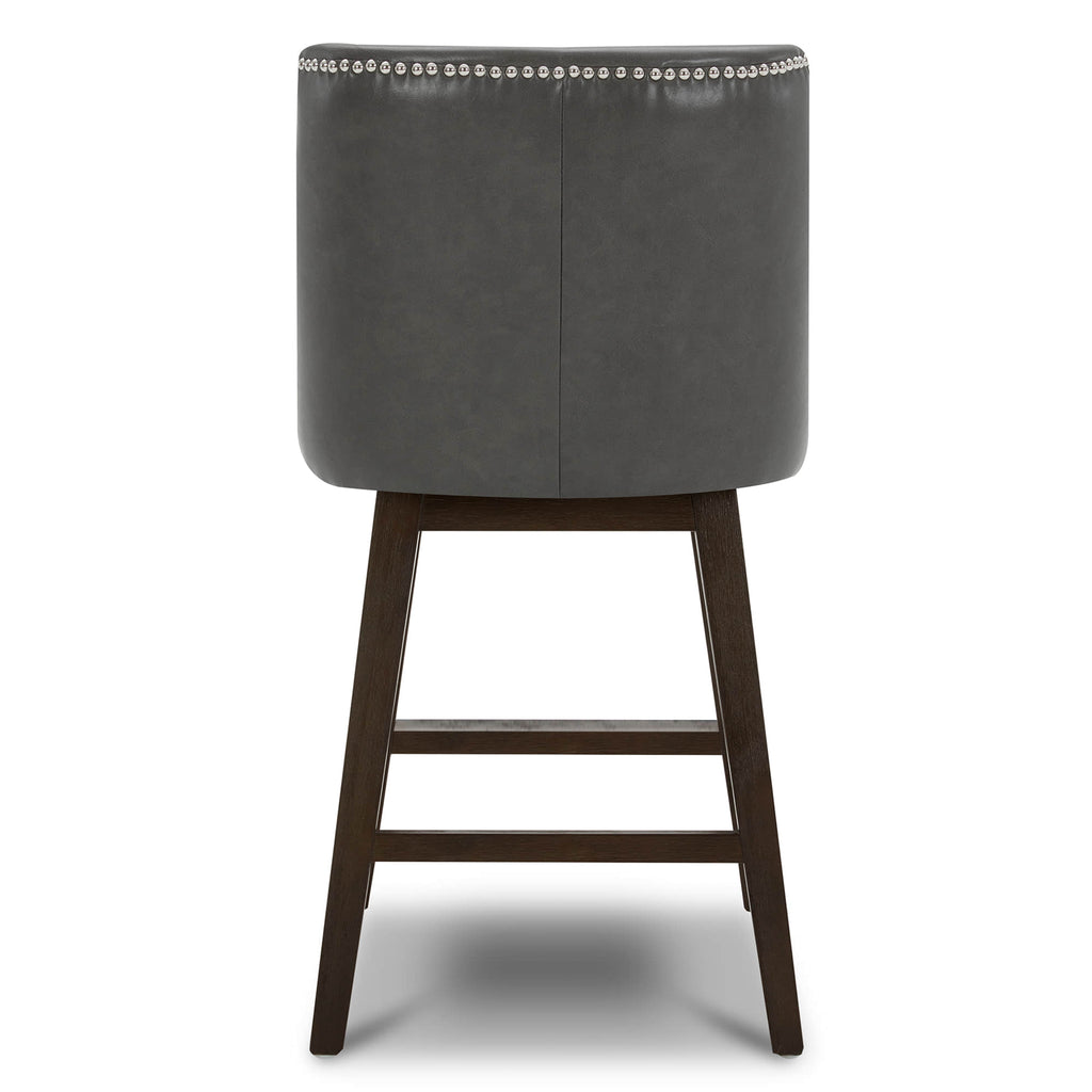 Asher Swivel Nailhead Trim Bar & Counter Stools