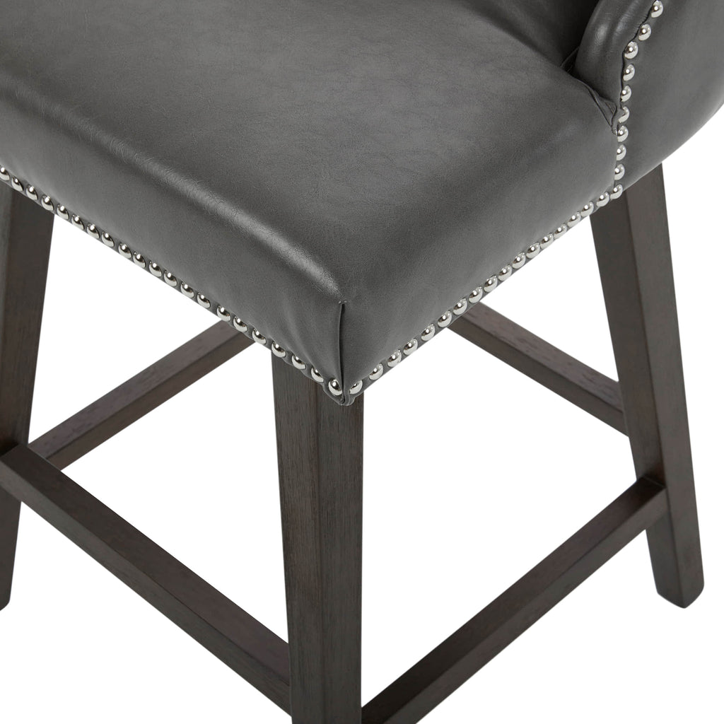 Asher Swivel Nailhead Trim Bar & Counter Stools
