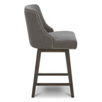 Asher Swivel Nailhead Trim Bar & Counter Stools