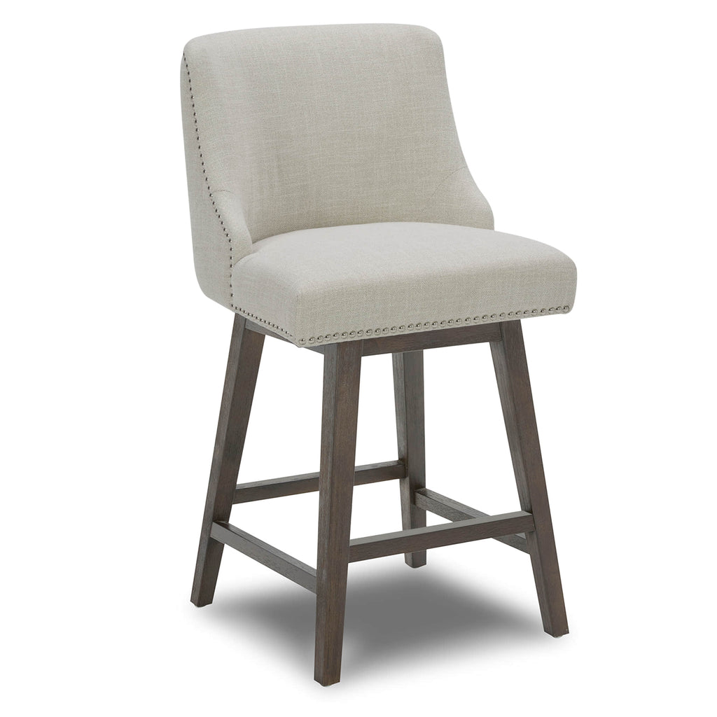 Asher Swivel Nailhead Trim Bar & Counter Stools