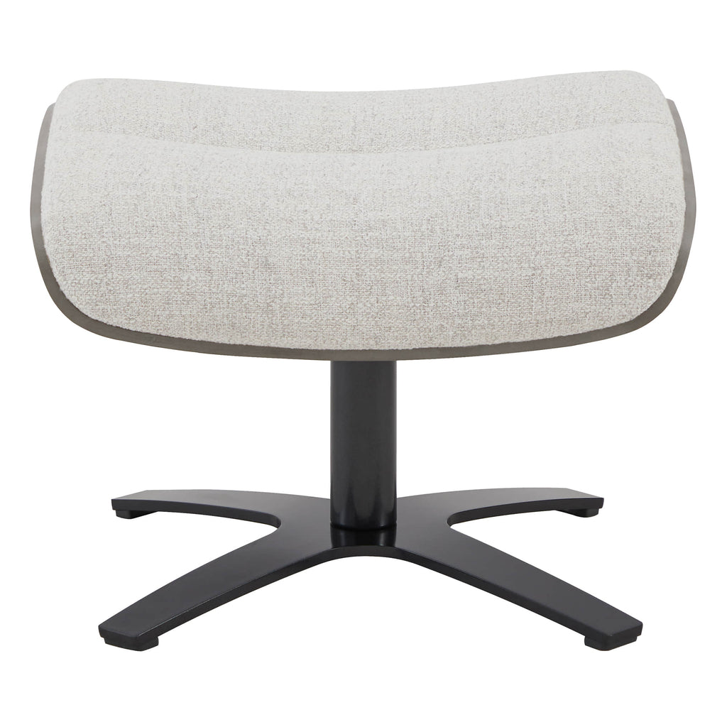 Elvin Genuine Leather Recliner Lounge Chair & Ottoman