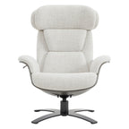 Elvin Genuine Leather Recliner Lounge Chair & Ottoman