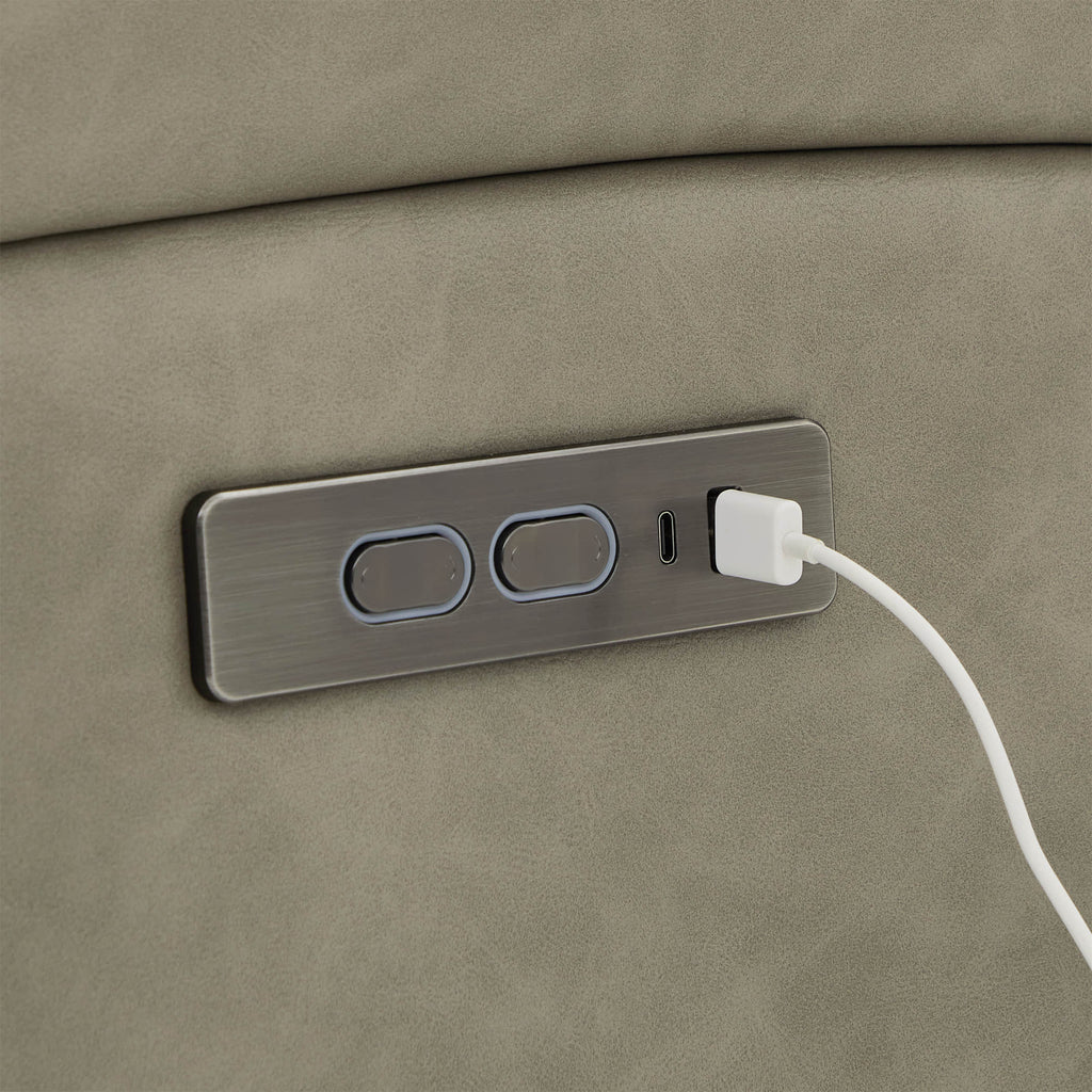 Keni Wall Hugger Power Recliner with Power Headrest