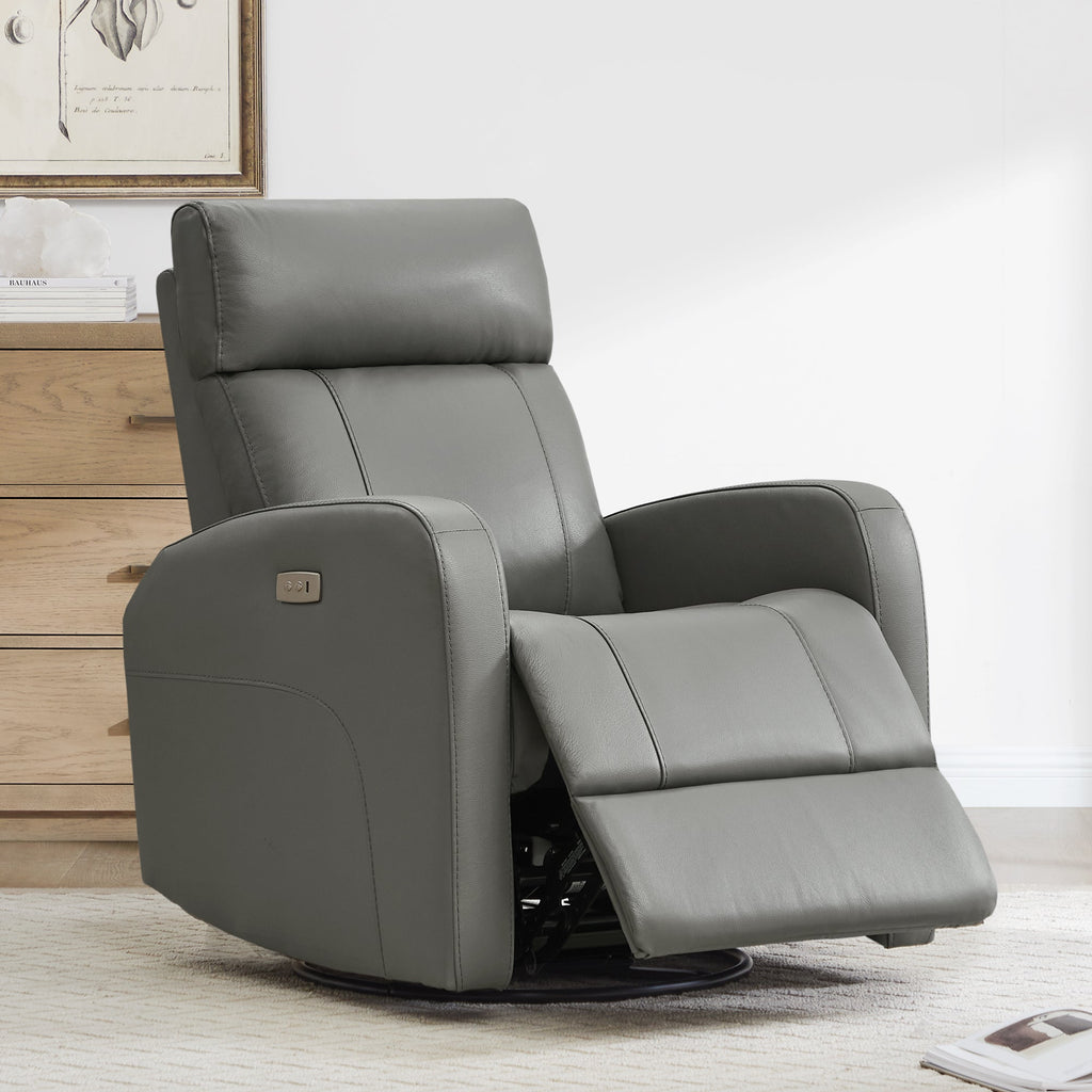 Joy Power Swivel Recliner with Manual Headrest