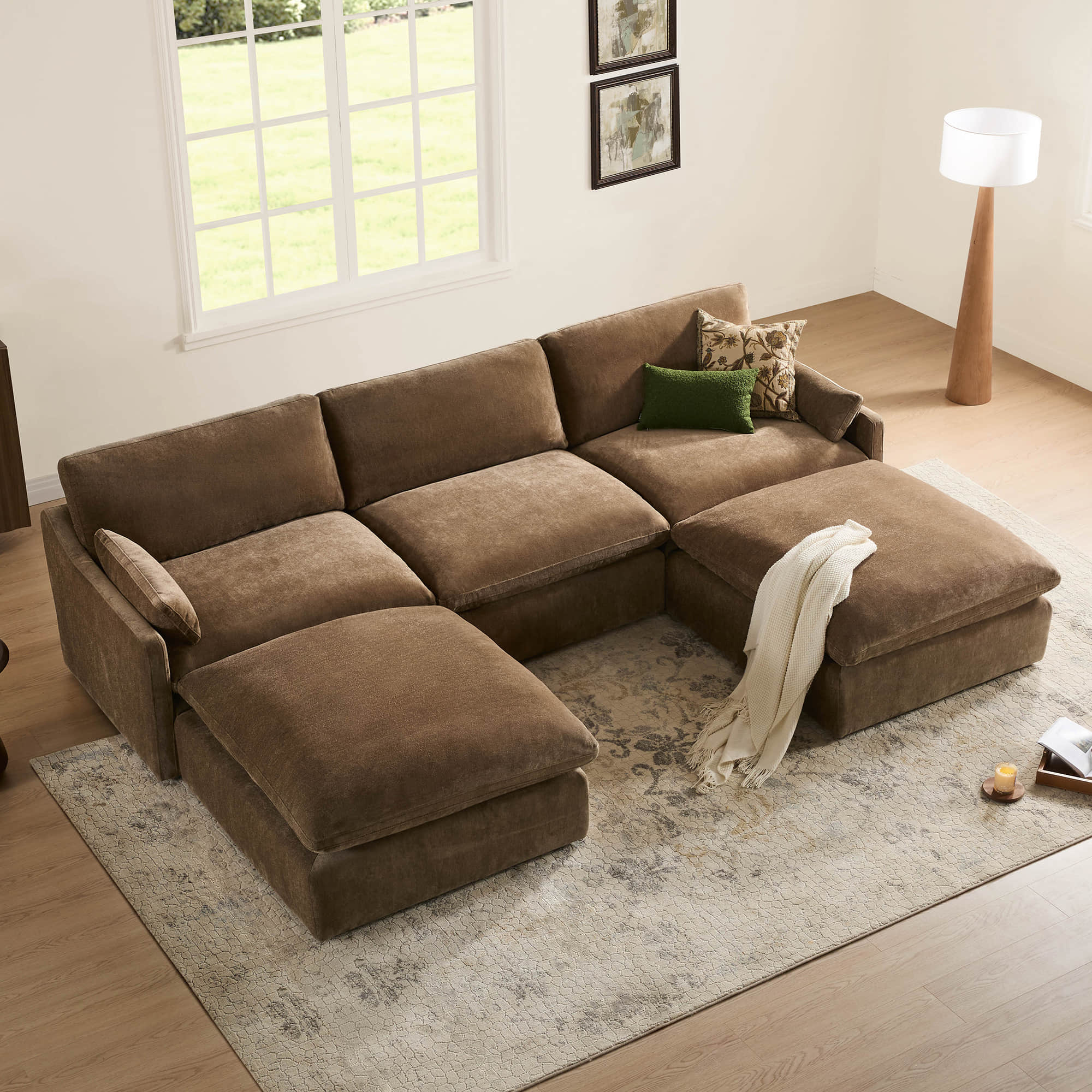 Kenna 6 Seat Modular Sofa Pit Sectional