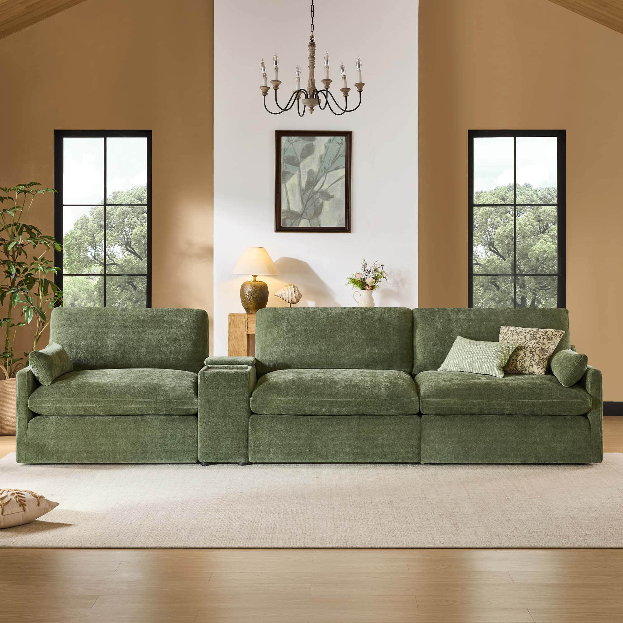 Kenna 6 Seat Modular Sofa Pit Sectional
