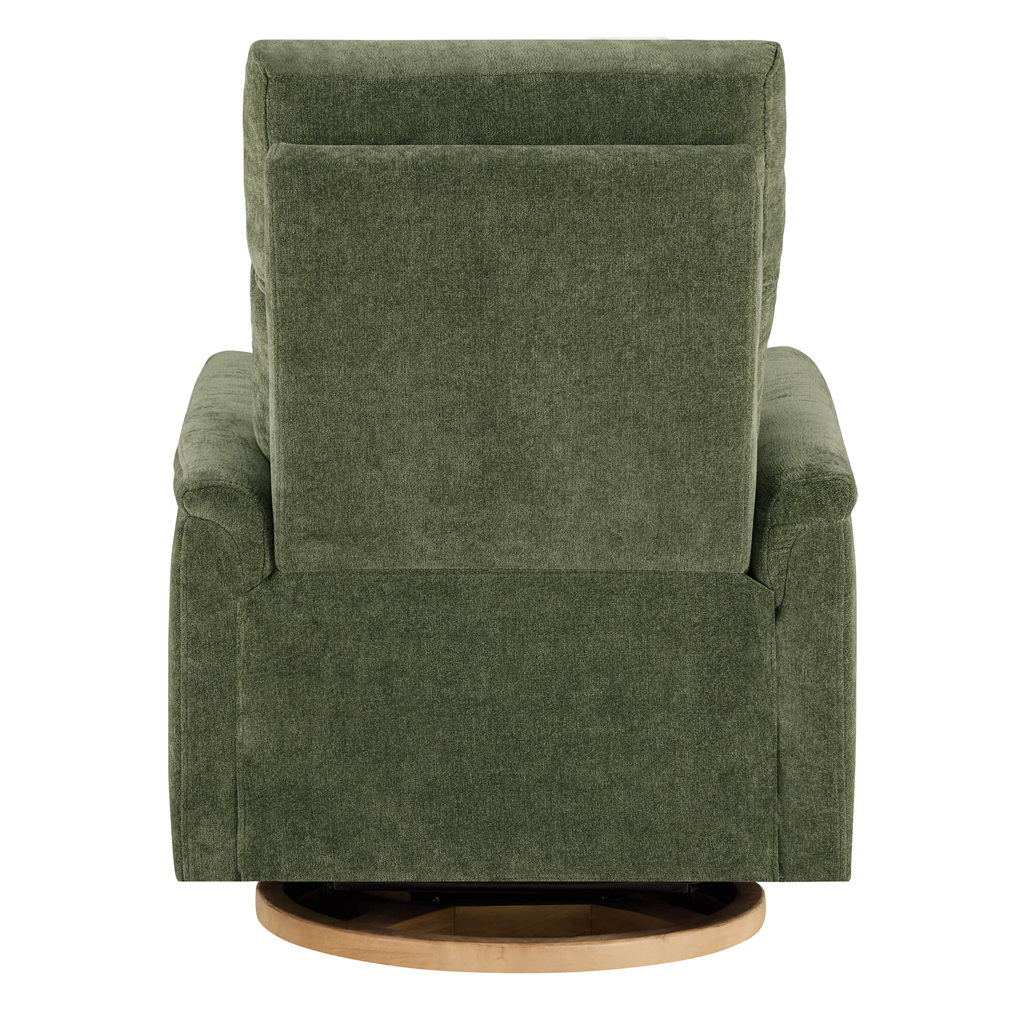 Lulla Power Swivel Nursery Glider Recliner with Power Headrest and Nightlight