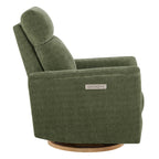 Lulla Power Swivel Nursery Glider Recliner with Power Headrest and Nightlight
