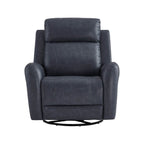 Myles Genuine Leather Swivel Glider Power Recliner