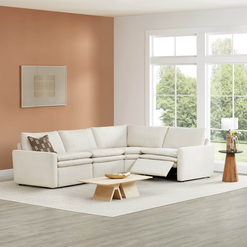 Canapé inclinable modulaire Ohana à 4 places avec fonction zéro gravité