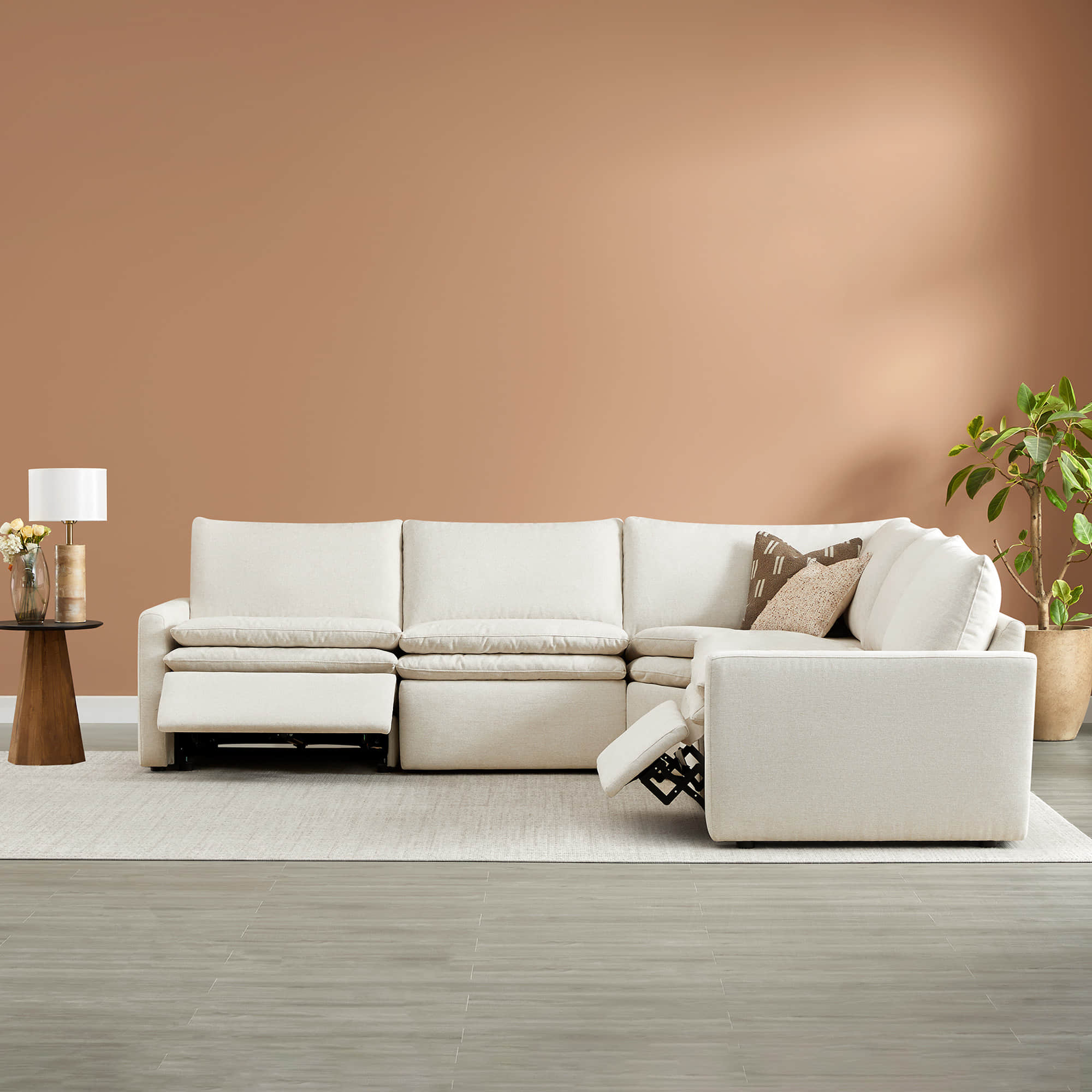 Ohana 5-Seat Zero Gravity Modular Reclining Sofa