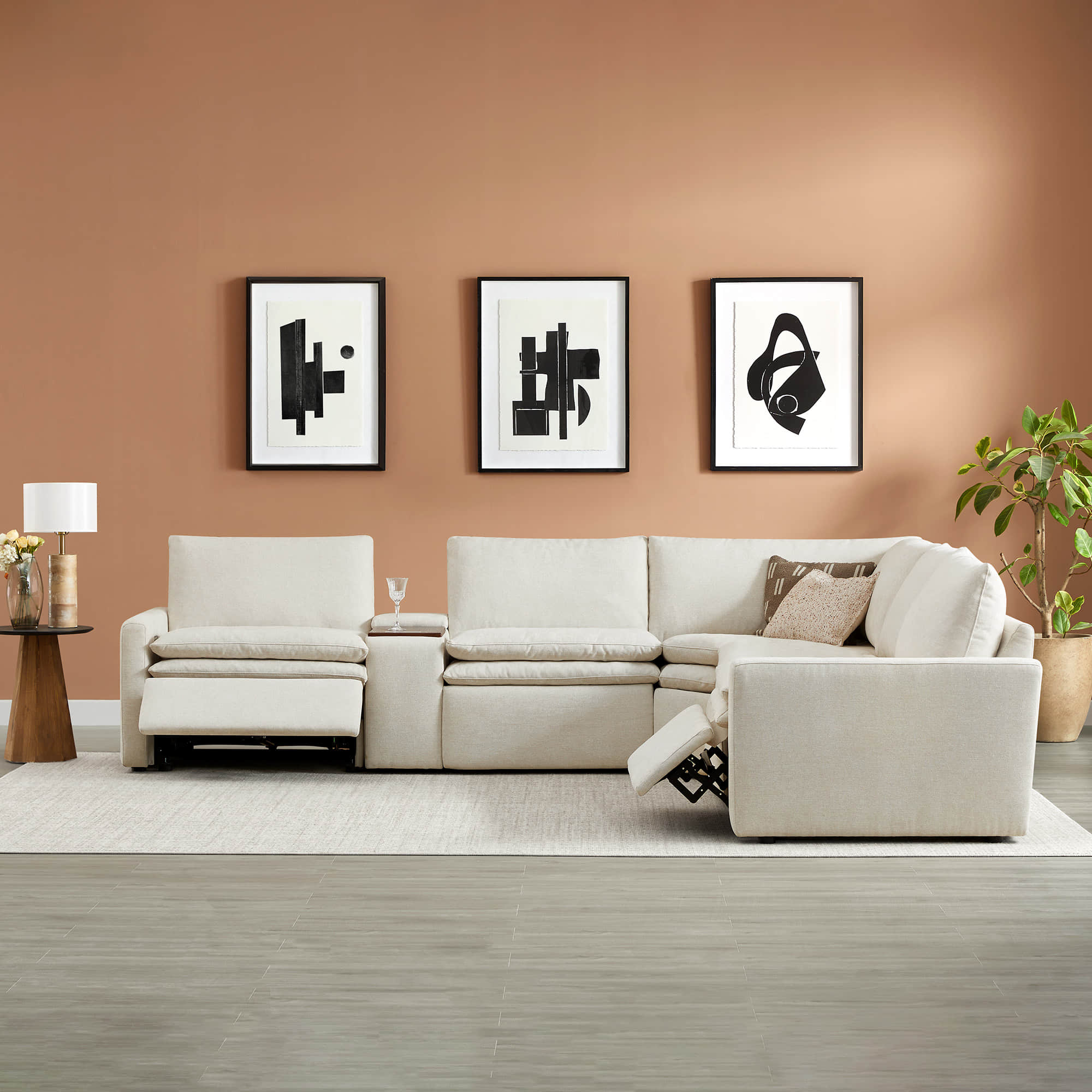 Ohana 5-Seat Zero Gravity Modular Reclining Sofa