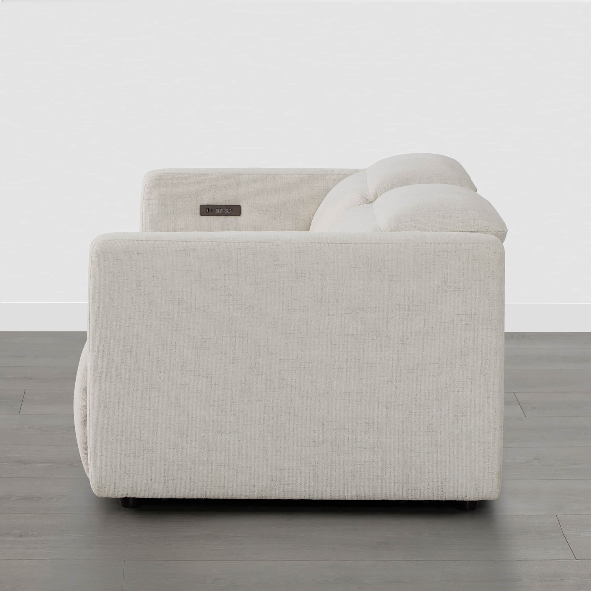 Oliver 2-Seat Wall-hugger Reclining Sectional Sofa with Power Headrest