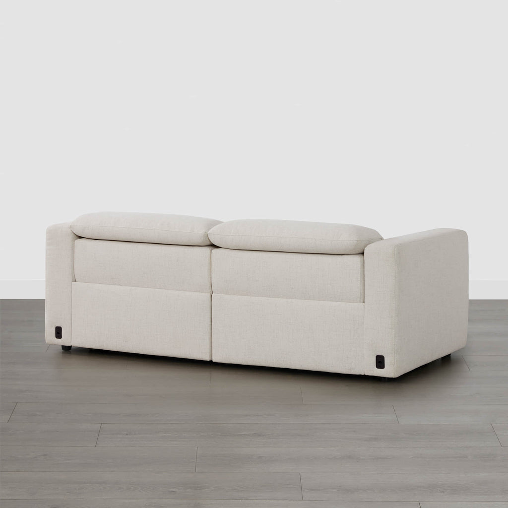 Oliver 2-Seat Wall-hugger Reclining Sectional Sofa with Power Headrest
