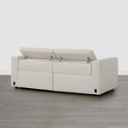 Oliver 2-Seat Wall-hugger Reclining Sectional Sofa with Power Headrest