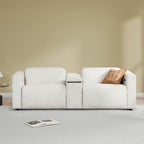 Oliver 2-Seat Wall-hugger Reclining Sectional Sofa with Power Headrest