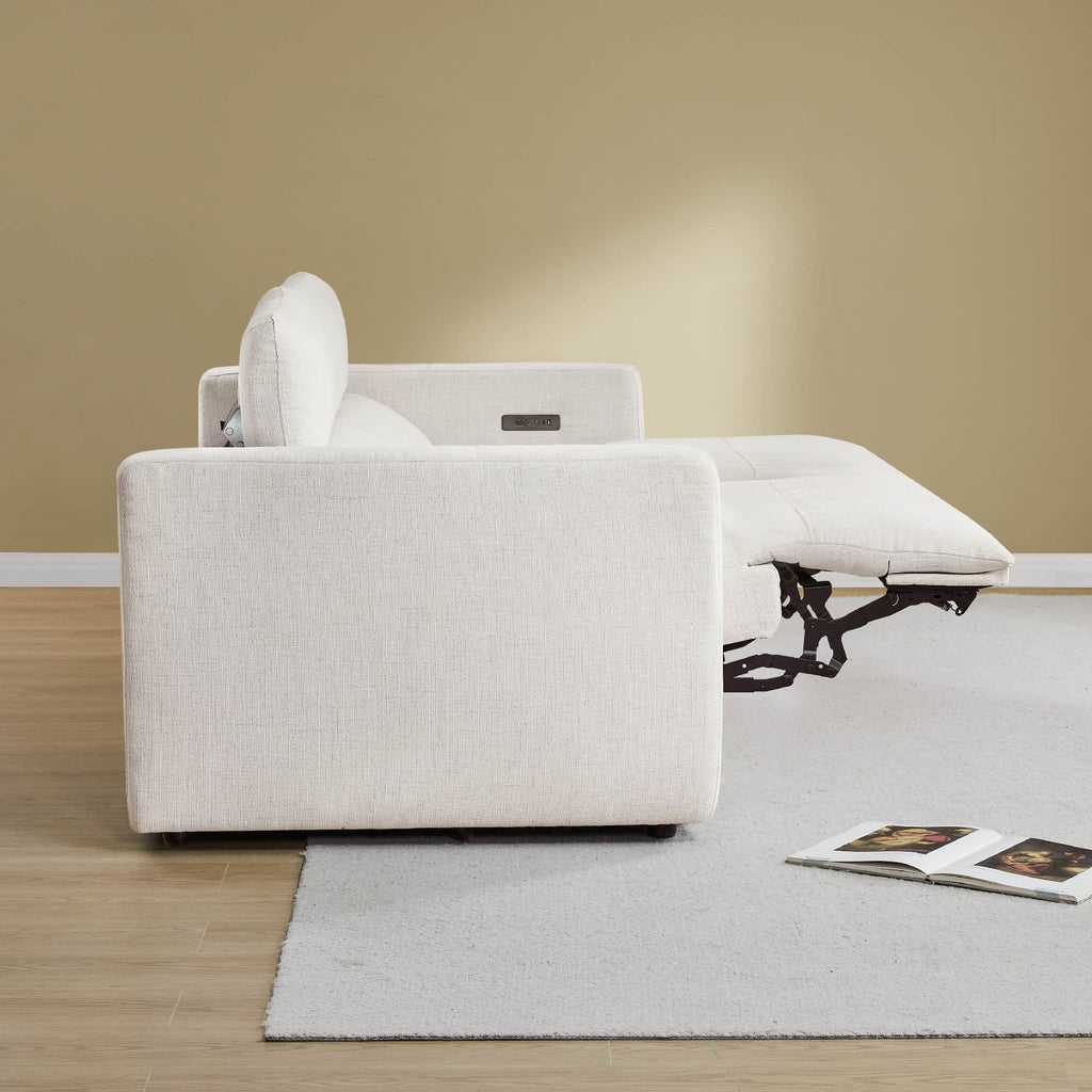 Oliver 2-Seat Wall-hugger Reclining Sectional Sofa with Power Headrest