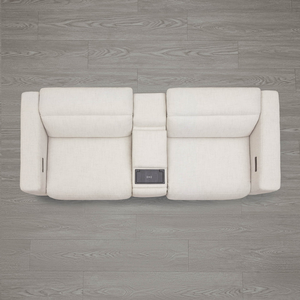 Oliver 2-Seat Wall-hugger Reclining Sectional Sofa with Power Headrest