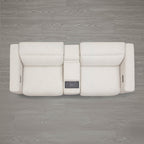 Oliver 2-Seat Wall-hugger Reclining Sectional Sofa with Power Headrest