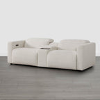 Oliver 2-Seat Wall-hugger Reclining Sectional Sofa with Power Headrest