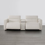 Oliver 2-Seat Wall-hugger Reclining Sectional Sofa with Power Headrest