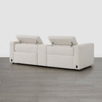 Oliver 2-Seat Wall-hugger Reclining Sectional Sofa with Power Headrest